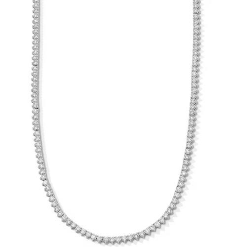 7.01 ct Diamond Tennis Necklace