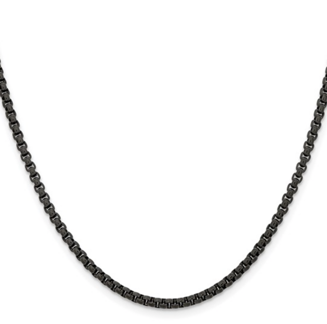 Stainless Steel Polished Black 22