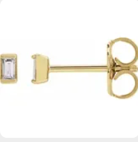 Load image into Gallery viewer, Micro Baguette Stud