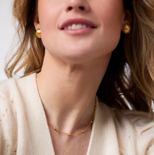 Load image into Gallery viewer, Solara Delicate Station Necklace - 18.5&quot;