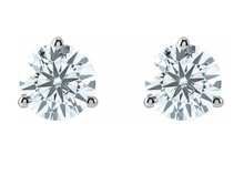 Load image into Gallery viewer, 3.06 TCW Diamond Studs