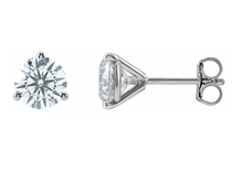 Load image into Gallery viewer, 3.06 TCW Diamond Studs