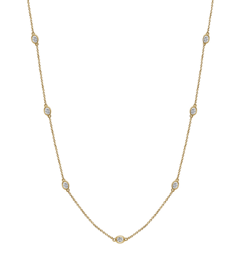 Oval Cut Diamond by the Yard