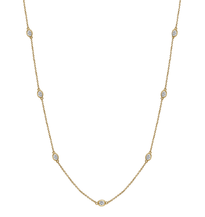 Oval Cut Diamond by the Yard