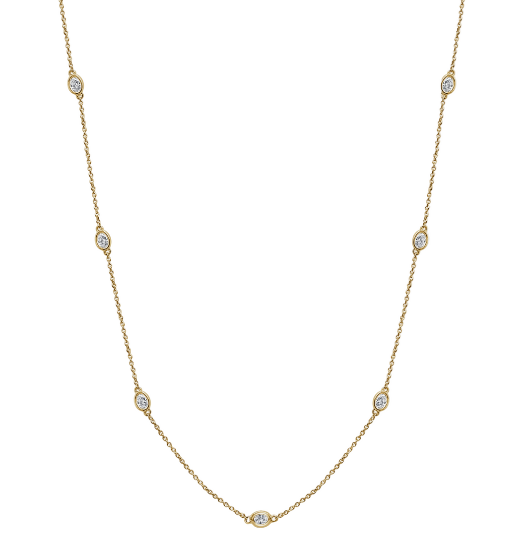 Oval Cut Diamond by the Yard