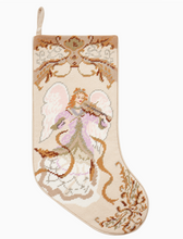 Load image into Gallery viewer, Angel W/Violin Embroidered Stocking