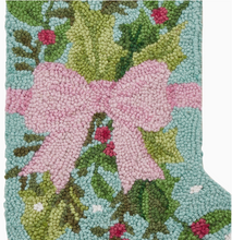 Load image into Gallery viewer, Holly Bow Hook Stocking