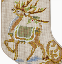 Load image into Gallery viewer, Reindeer Embroidered Stocking