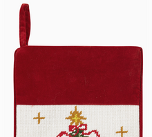 Load image into Gallery viewer, Tree W/Presents Embroidered Stocking