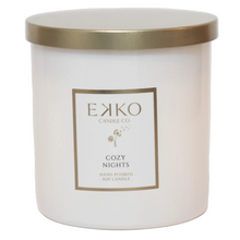 Load image into Gallery viewer, Cozy Nights 9.5 oz Double-Wicked Candle