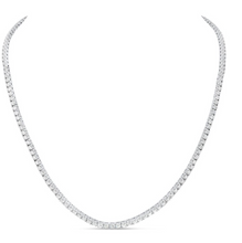Load image into Gallery viewer, 12.15 CTW Tennis Necklace