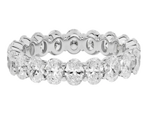 Load image into Gallery viewer, 3.12CTW Oval Enternity Band