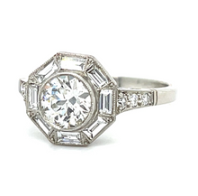 Load image into Gallery viewer, Old European Diamond Platinum Handmade Ring