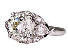 Load image into Gallery viewer, Art Deco Platinum 1.67ct Diamond Ring