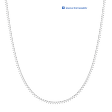 Load image into Gallery viewer, 3 Prong 6.30CTW Tennis Necklace