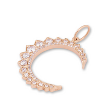 Load image into Gallery viewer, Diamond Crescent Moon Pendant