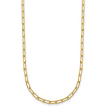 Load image into Gallery viewer, Elongated Cable Link Necklace 20&quot;