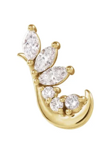 Load image into Gallery viewer, 1/4 CTW Natural Diamond Earring Climber