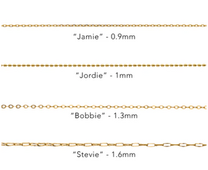 "Jordie" Delicate Ball Chain