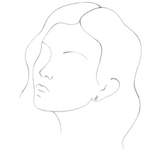 Load image into Gallery viewer, Bezel Set Natural Diamond Petite Ear Climber