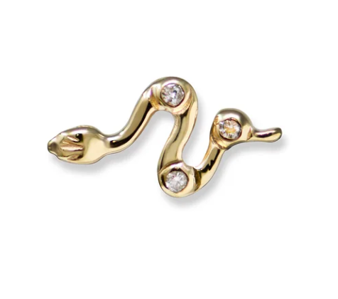 Anzie x Mel Soldera Snake Single Stud