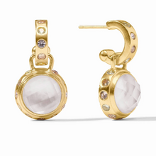 Load image into Gallery viewer, Rainbow Hoop &amp; Charm Earring