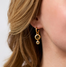 Load image into Gallery viewer, Rainbow Duo Hoop &amp; Charm Earring