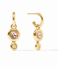 Load image into Gallery viewer, Rainbow Duo Hoop &amp; Charm Earring
