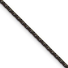 Load image into Gallery viewer, 14K Yellow Gold &amp; Black Epoxy Cross Necklace