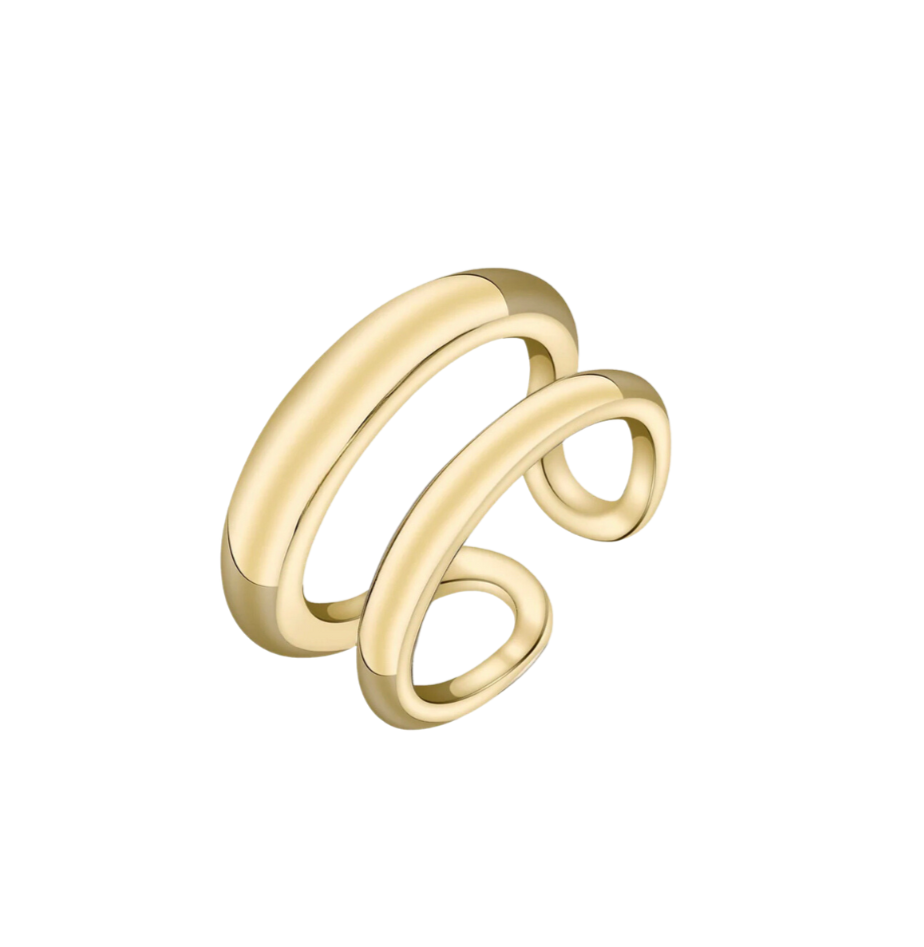 TWIN TUSK RING