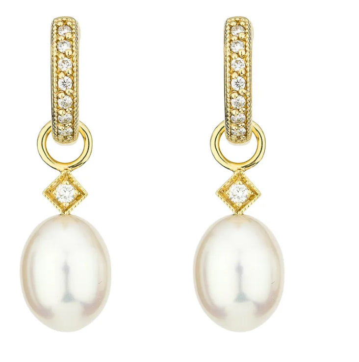 Lisse Pearl Briolette Earring Charms