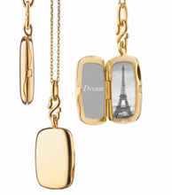 Load image into Gallery viewer, SLIM &quot;BRITT&quot; GOLD LOCKET NECKLACE