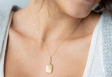 Load image into Gallery viewer, SLIM &quot;BRITT&quot; GOLD LOCKET NECKLACE