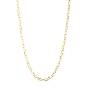 18 Karat Yellow Gold Medium Link Chain